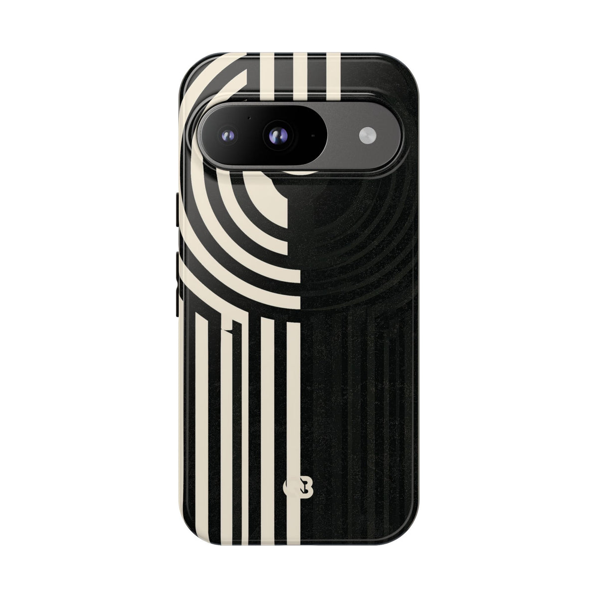 Beige Tough Phone Case for Google Pixel - Monolith Ivory Signal