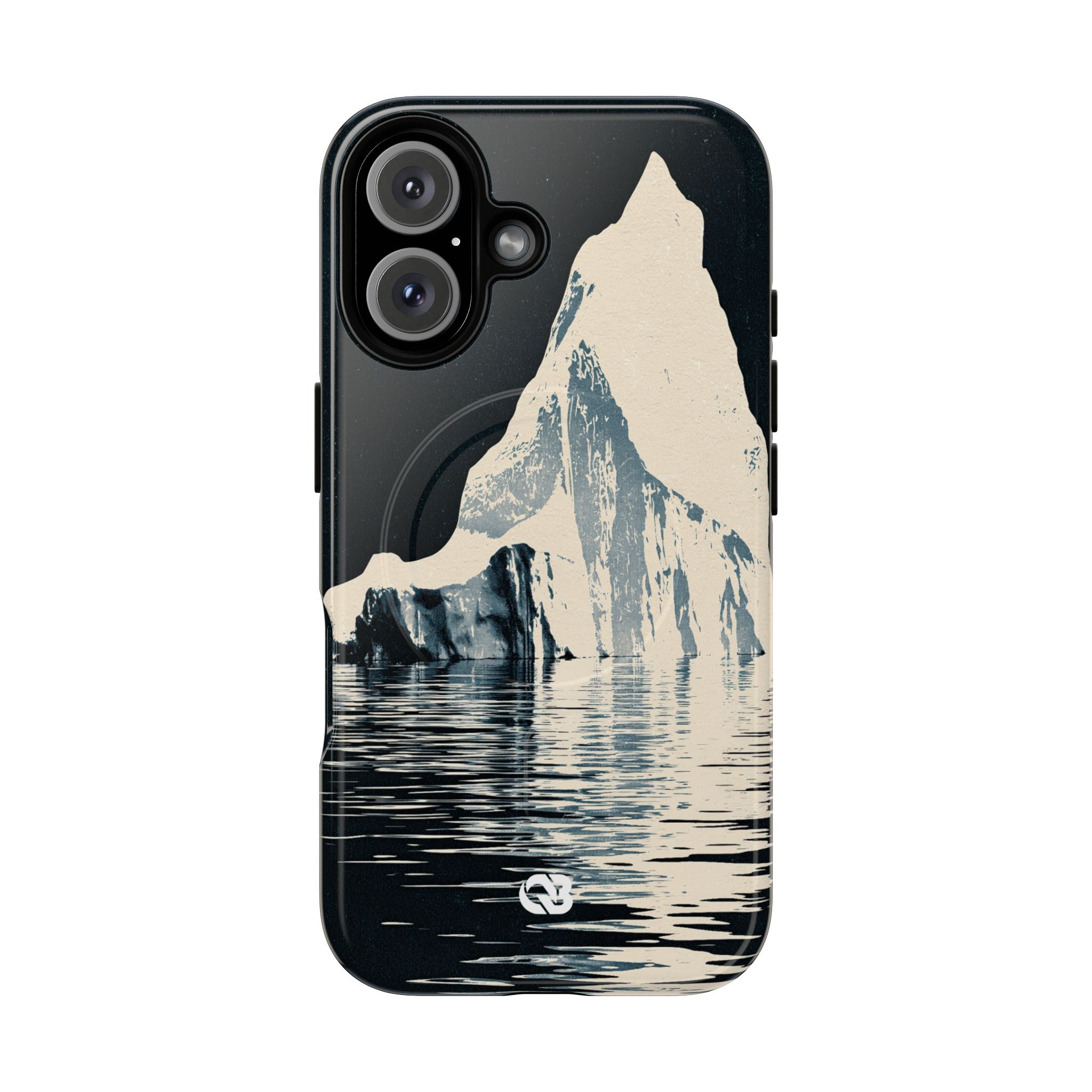 Blue Tough 2.0 Magsafe Phone Case for iPhone - Frozen Navy Monolith
