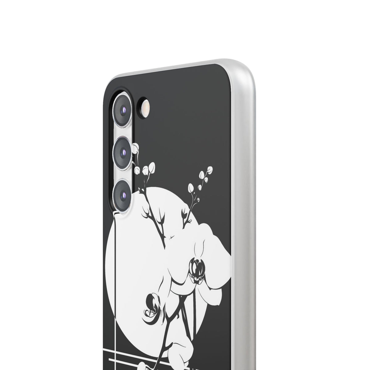 Nocturne Orchid Bloom · Lite Phone Case for Samsung · Black