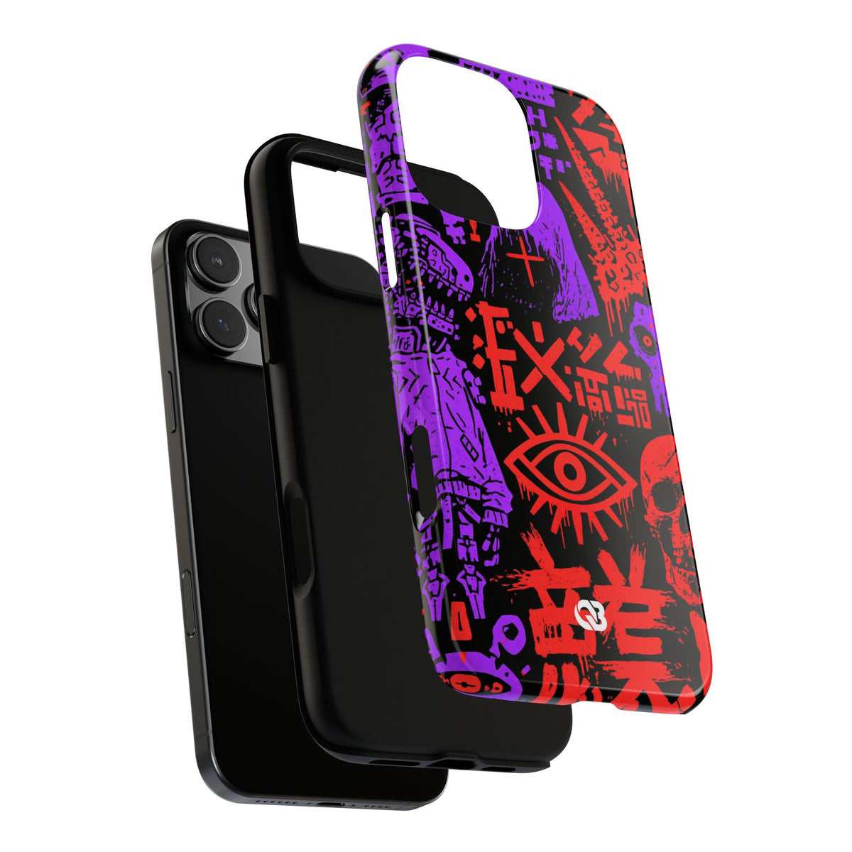 Underground Cyber Glyphs · Tough Phone Case for iPhone · Black