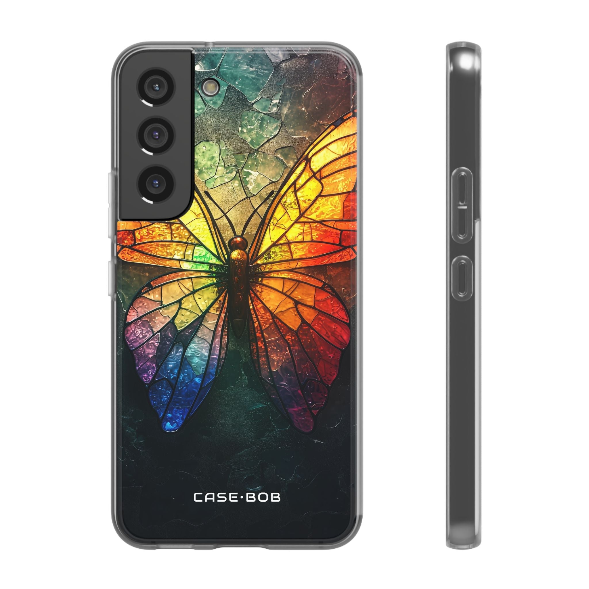 Stained Glass Butterfly Samsung S22 - Soft