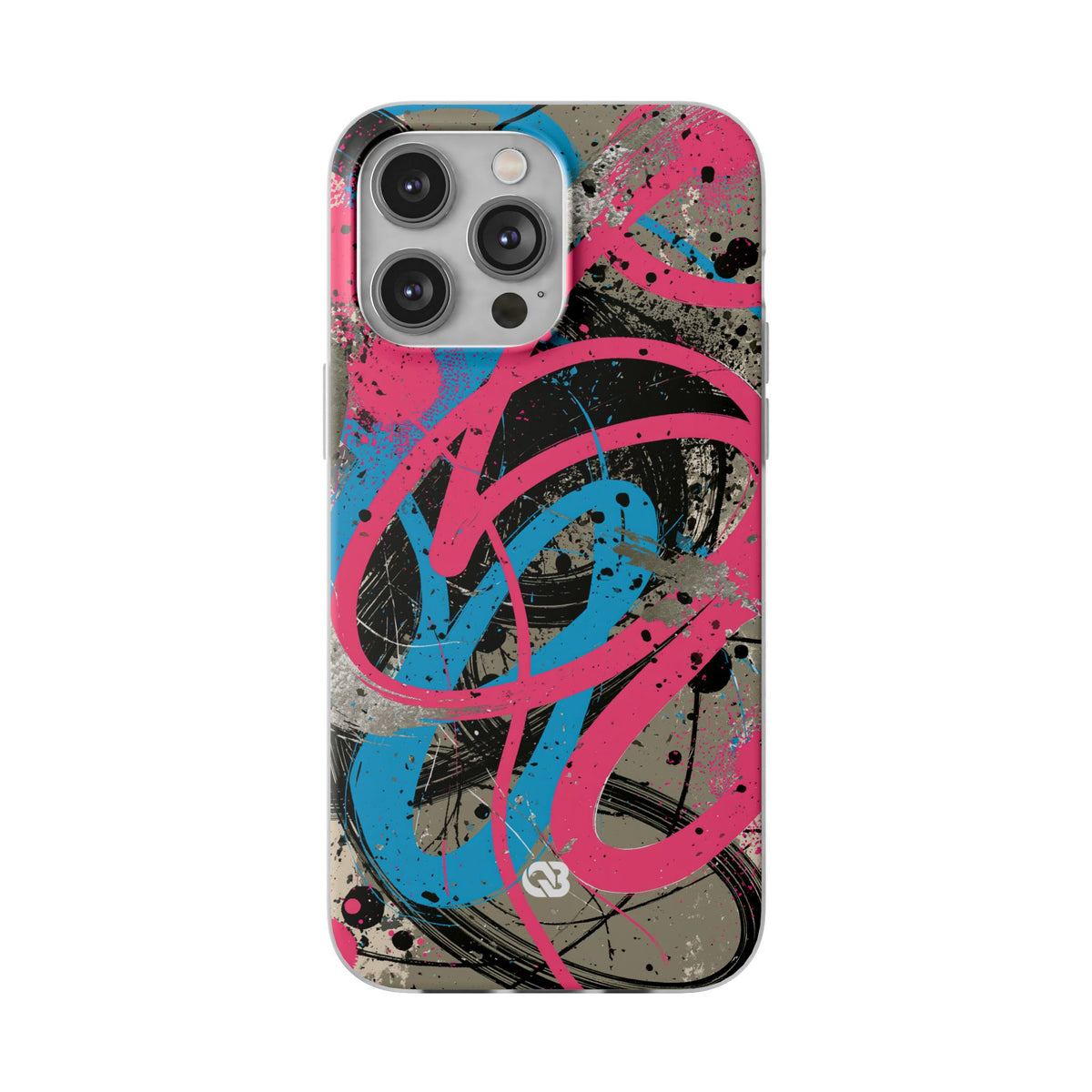 Cyber Splatter Flow · Lite Phone Case for iPhone · Pink