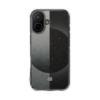 Black Impact MagSafe Phone Case for iPhone - Lunar Static Orbit