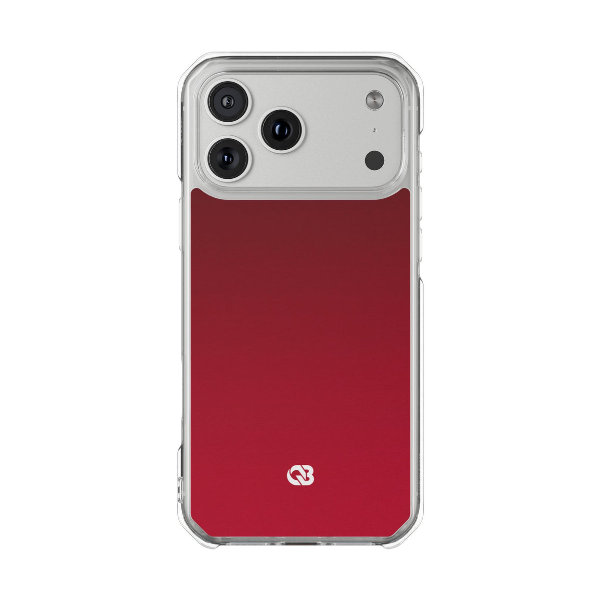 Red Impact MagSafe Phone Case for iPhone - Crimson Velvet Fade