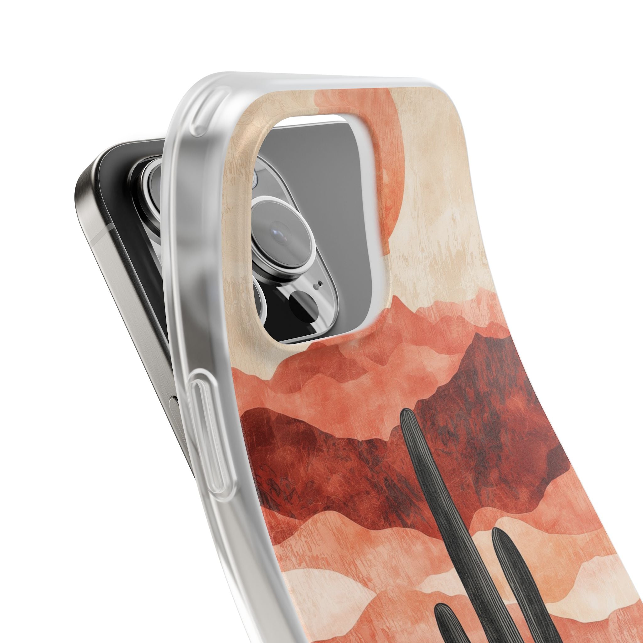 Terracotta Desert Sun · Soft Handyhülle für iPhone