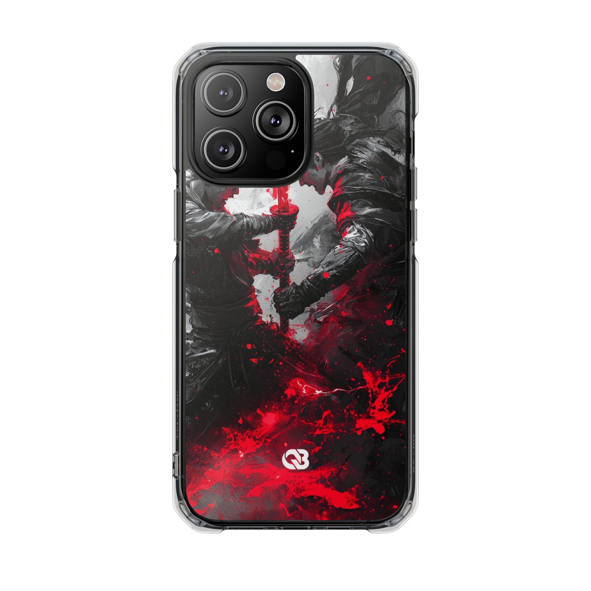 Shattered Crimson Duel · Impact Hoesje voor iPhone · Magsafe