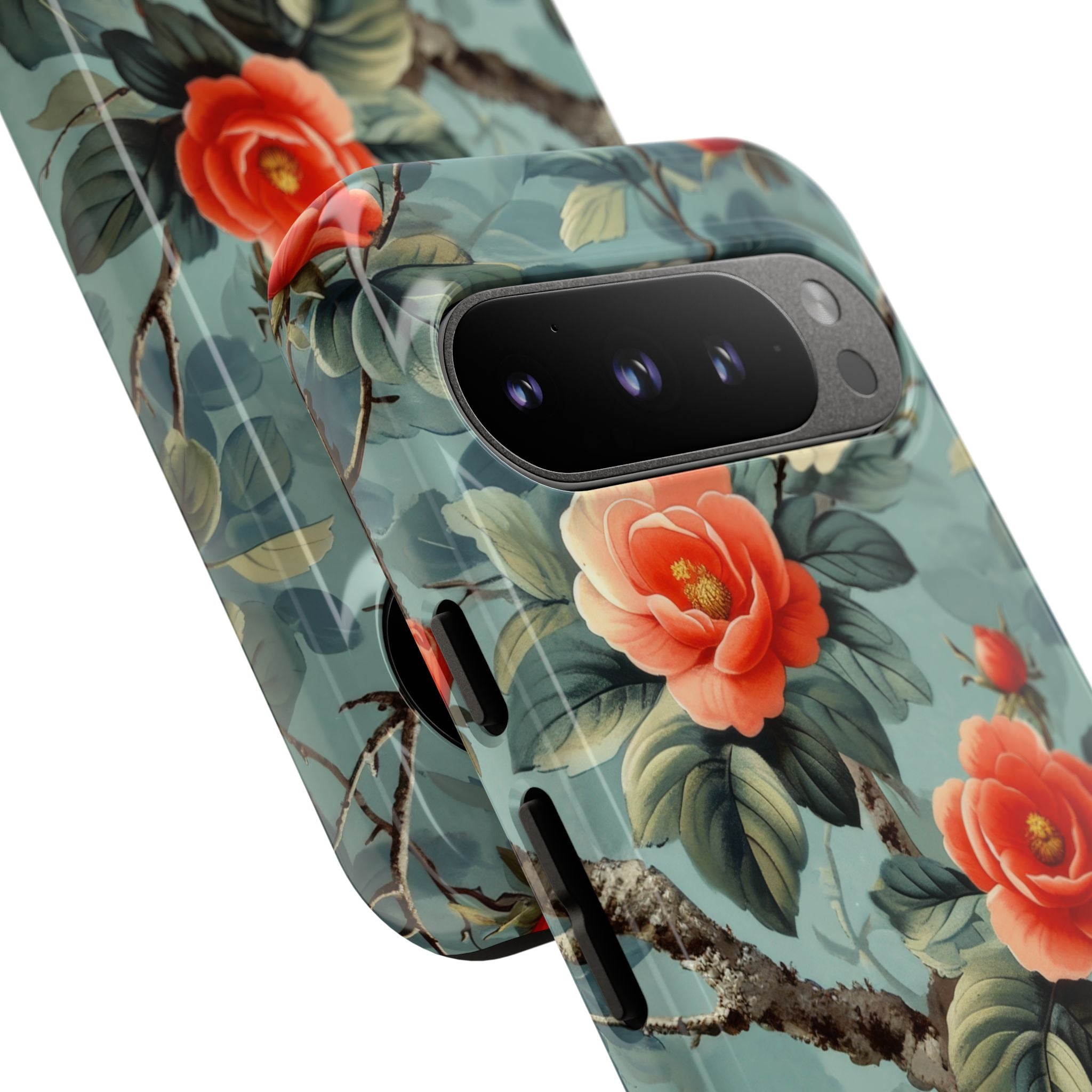 Coral Bloom Google Pixel 9 Pro Case - Tough