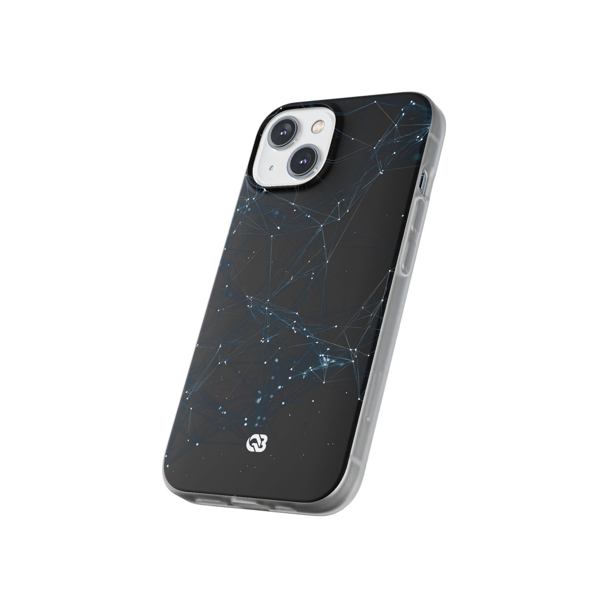 Black Lite Phone Case for iPhone - Arctic Neural Mesh