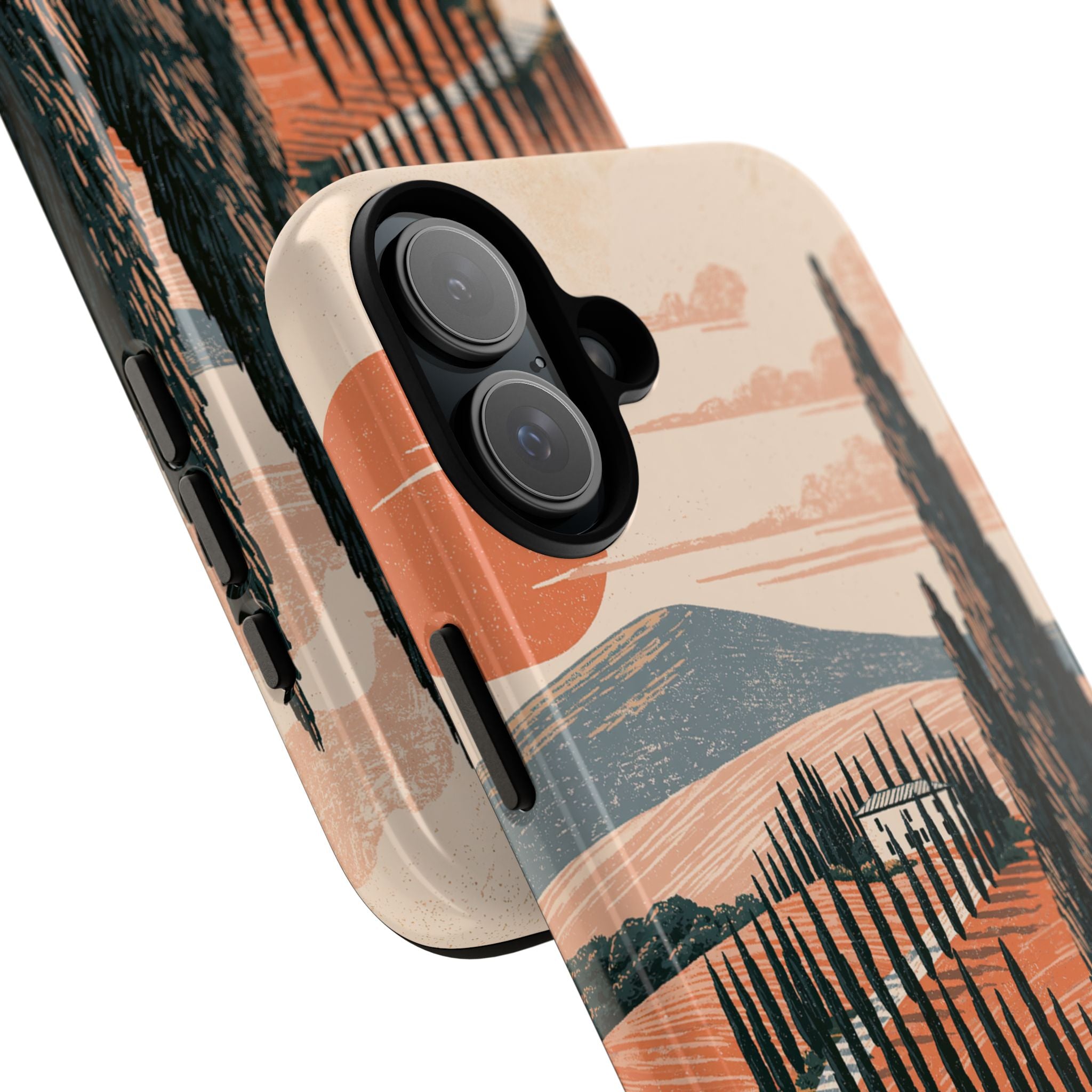 Orange Tough Phone Case for iPhone - Terracotta Ridge Trail