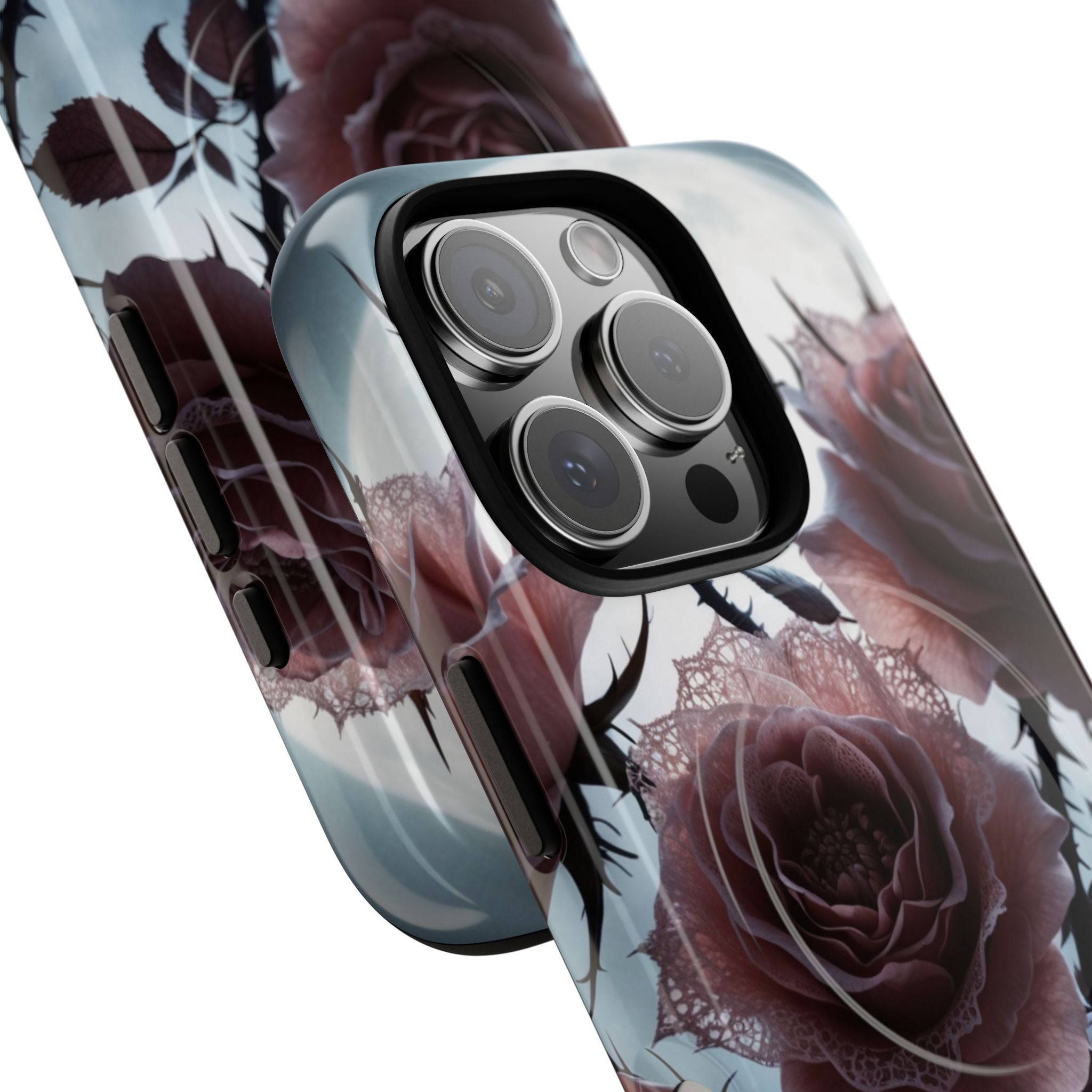 Lunar Lace Petals · Tough+ Handyhülle für iPhone · Magsafe