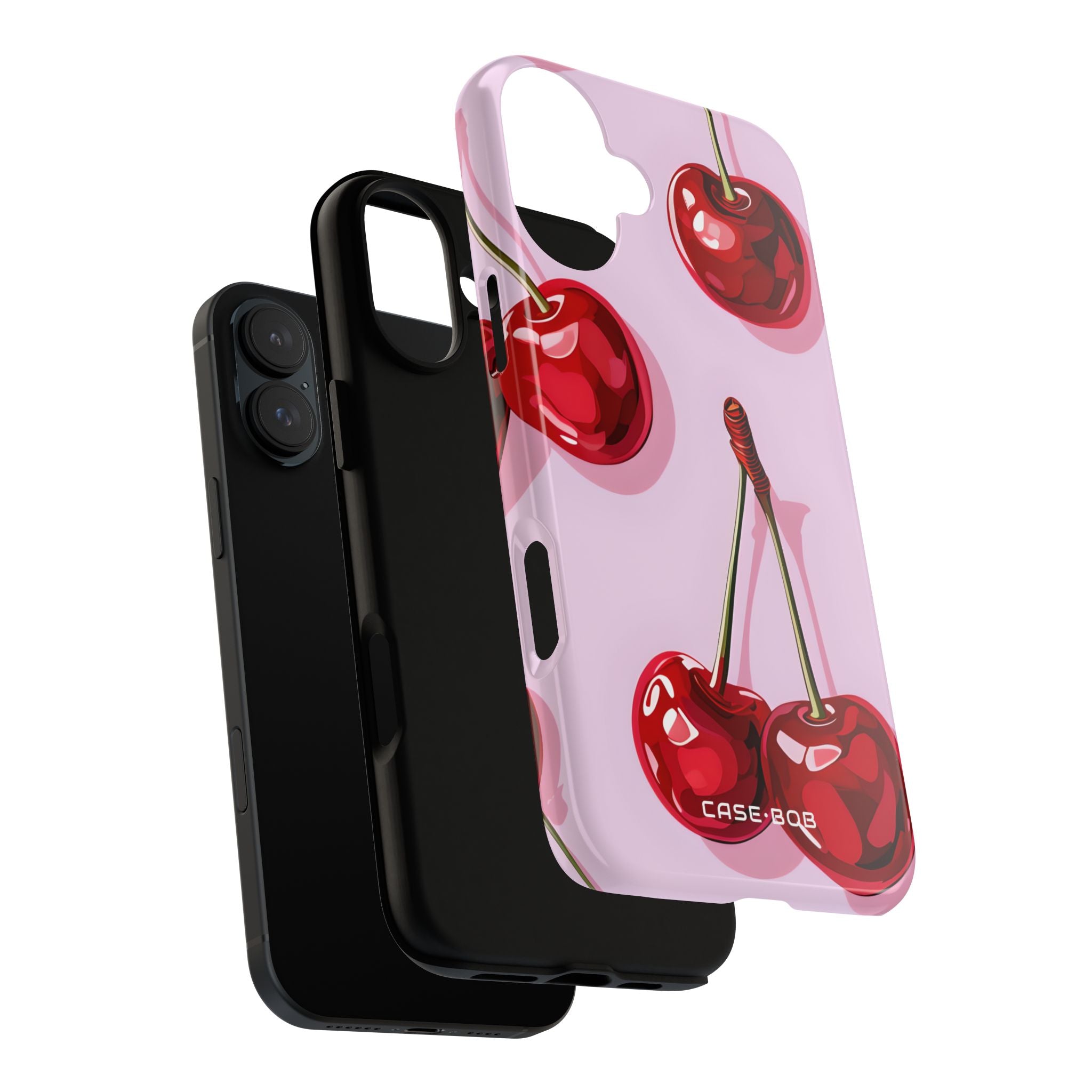 Glossy Cherry Dance iPhone 16 Plus Case - Tough