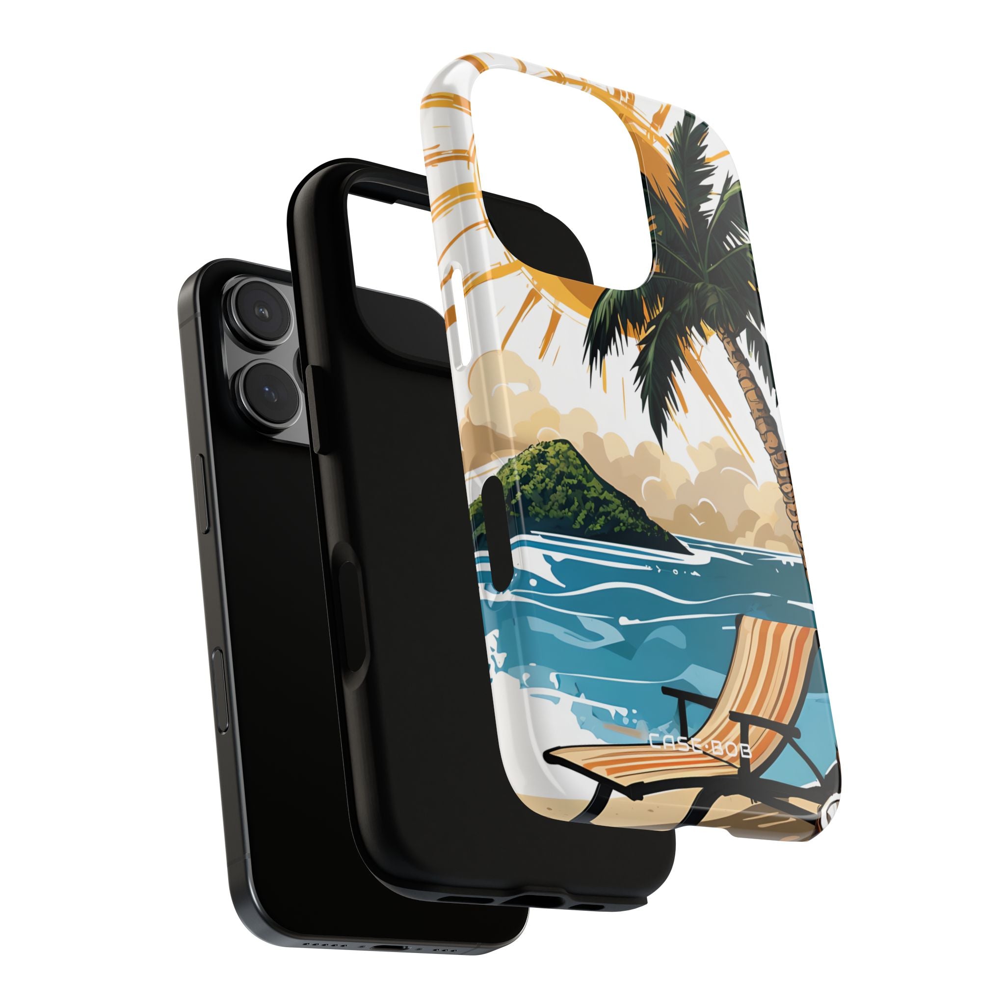 Palm Shade Radiance iPhone 16 Pro Case - Tough