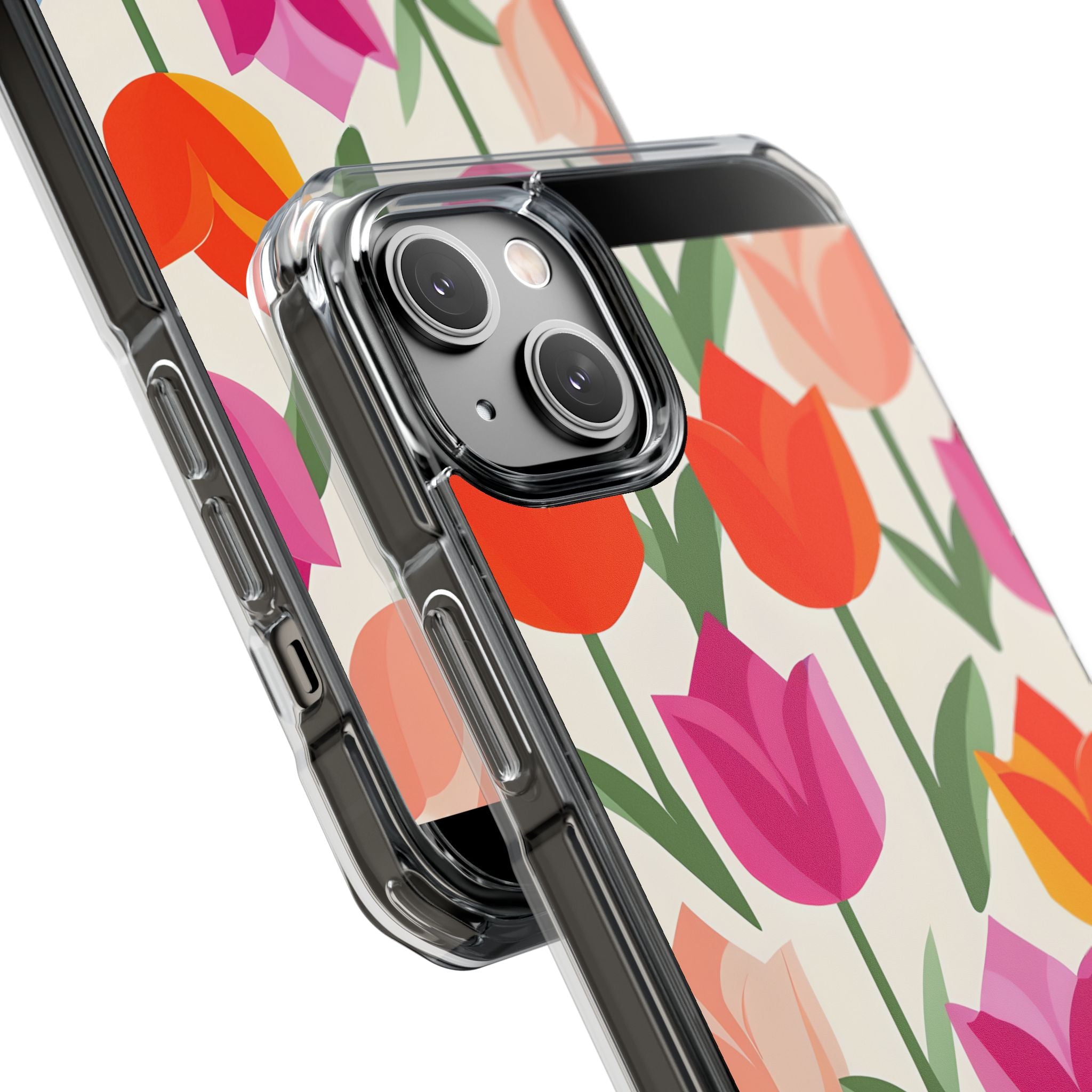 Vibrant Petal Grid · Impact Handyhülle für iPhone · Magsafe