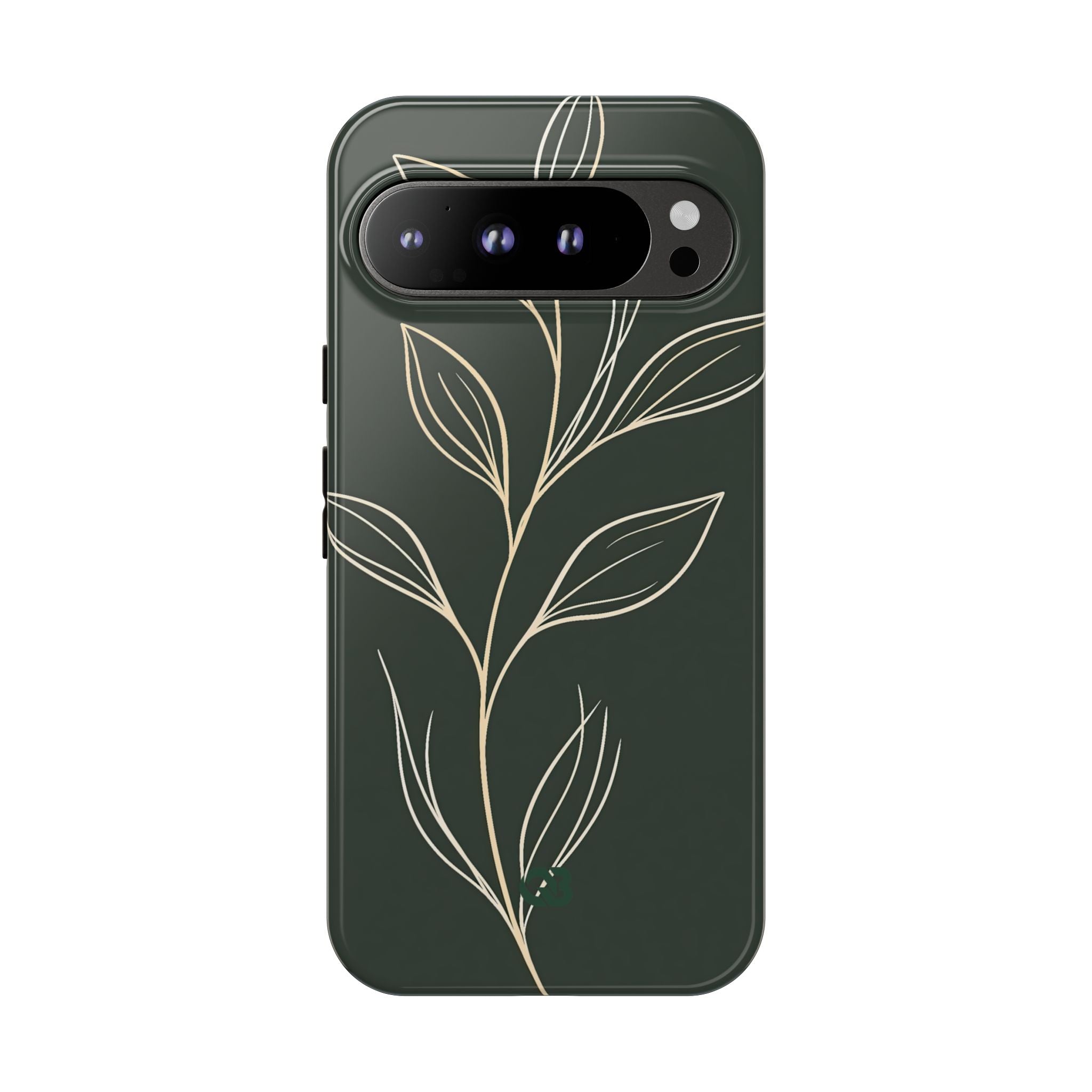 Green Tough Phone Case for Google Pixel - Deep Moss Willow