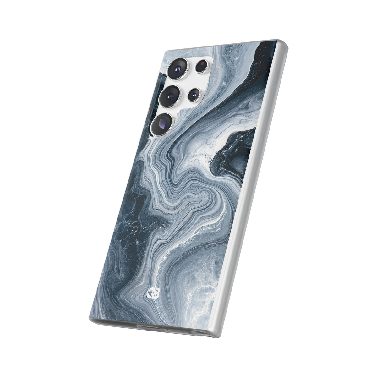 Suminagashi Ink Flow · Lite Phone Case for Samsung · Grey
