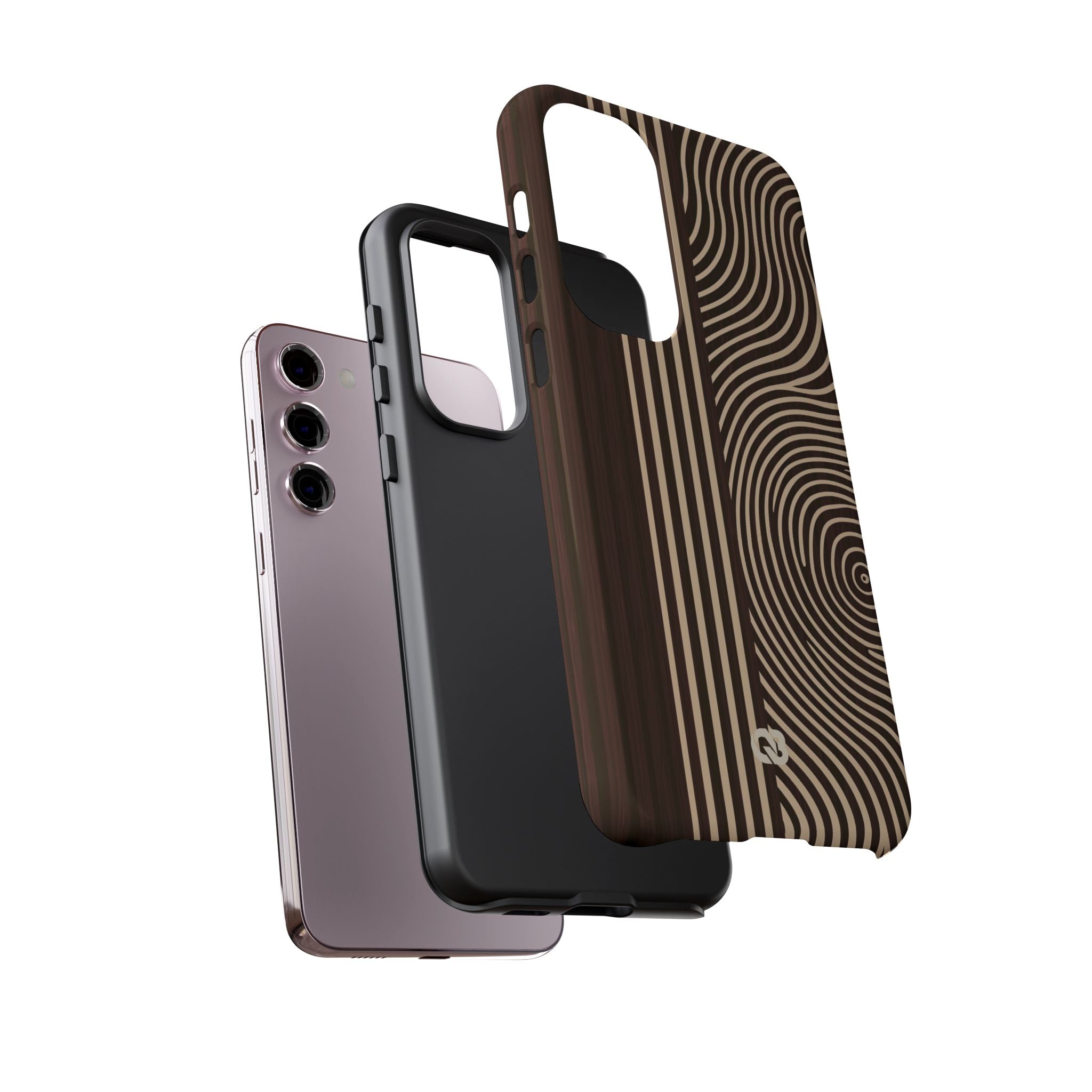 Brown Tough Phone Case for Samsung - Espresso Sand Ridge