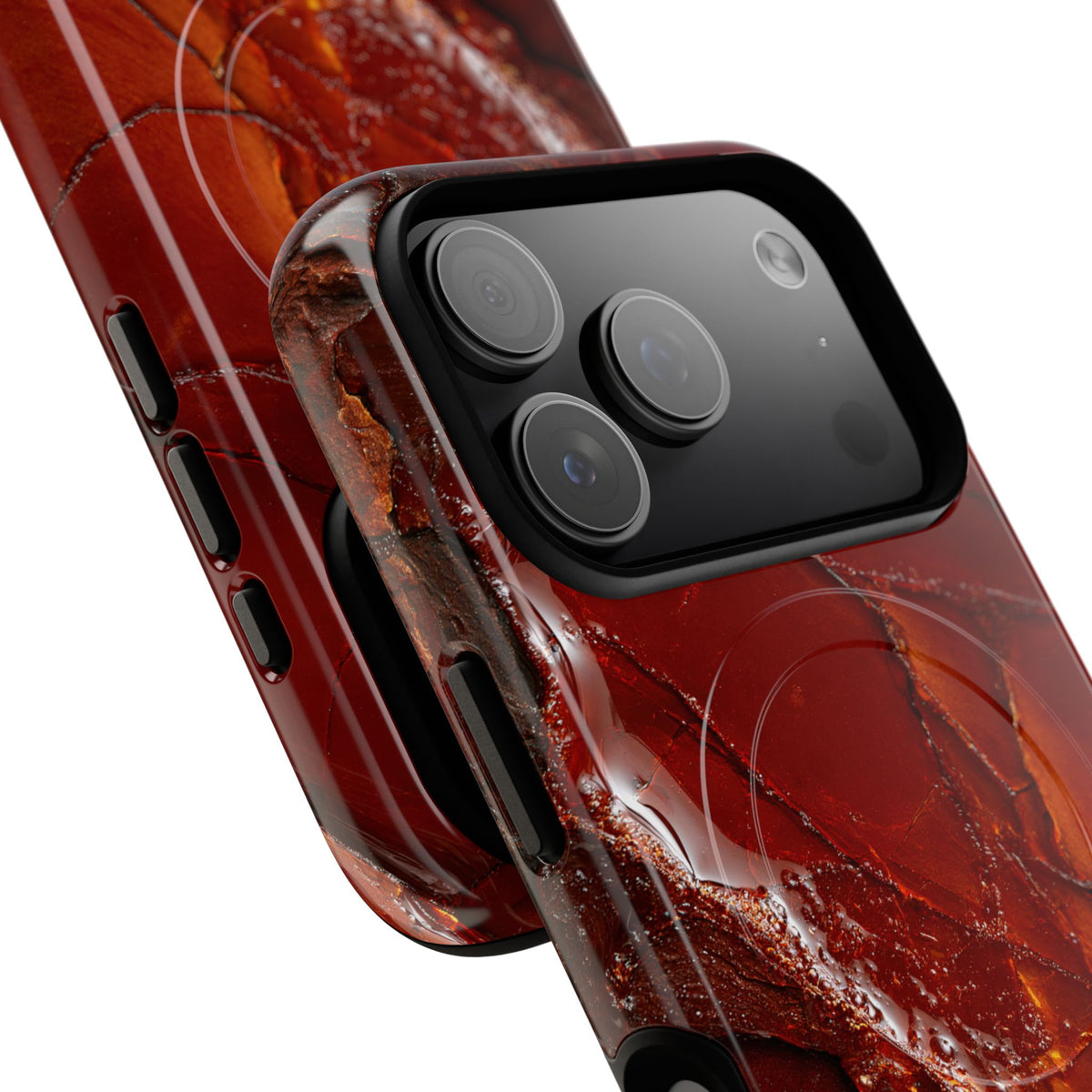 Amber Embrace · Tough 2.0 Magnetic Phone Case for iPhone · Brown