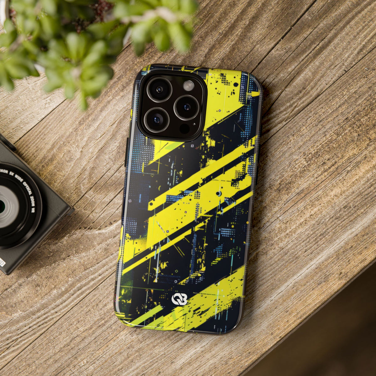 Acid Hazard · Tough Phone Case for iPhone · Yellow