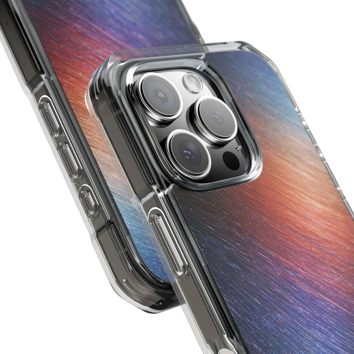 Radiant Energy Stream · Clear Impact Magnetic Phone Case for iPhone · Blue