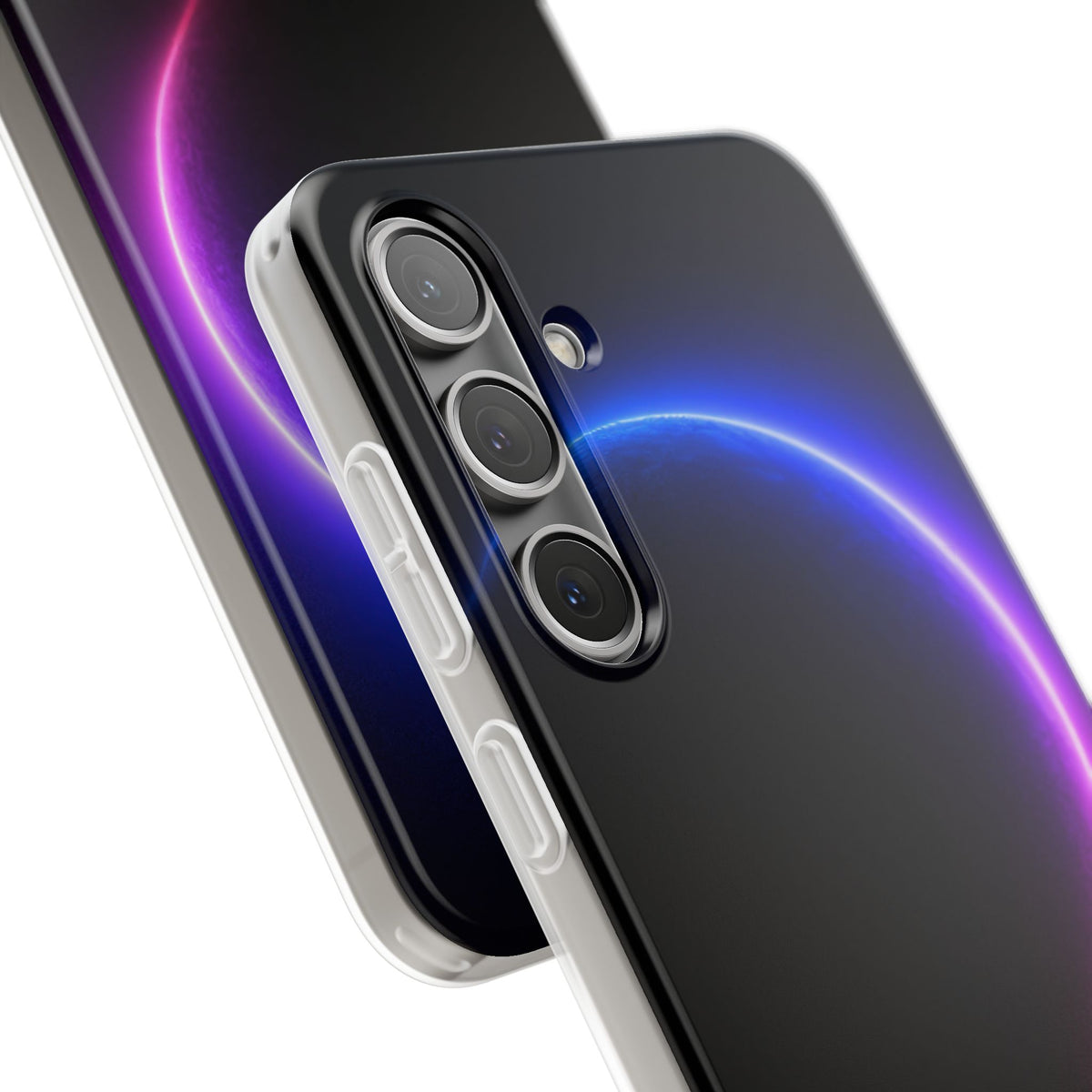Luminous Eclipse · Lite Phone Case for Samsung · Black