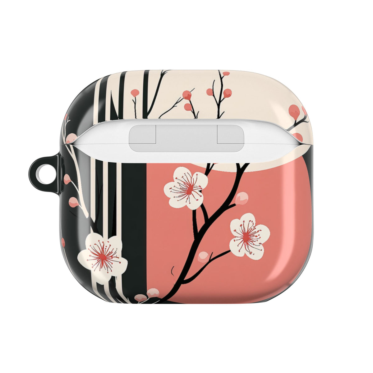 Nocturne Sakura Branch · Hard Case for AirPods & AirPods Pro · Black