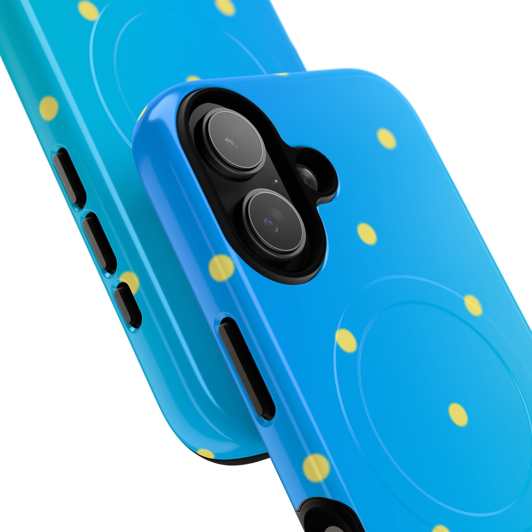 Cyan Sun Dots · Tough+ Phone Case for iPhone · Magsafe