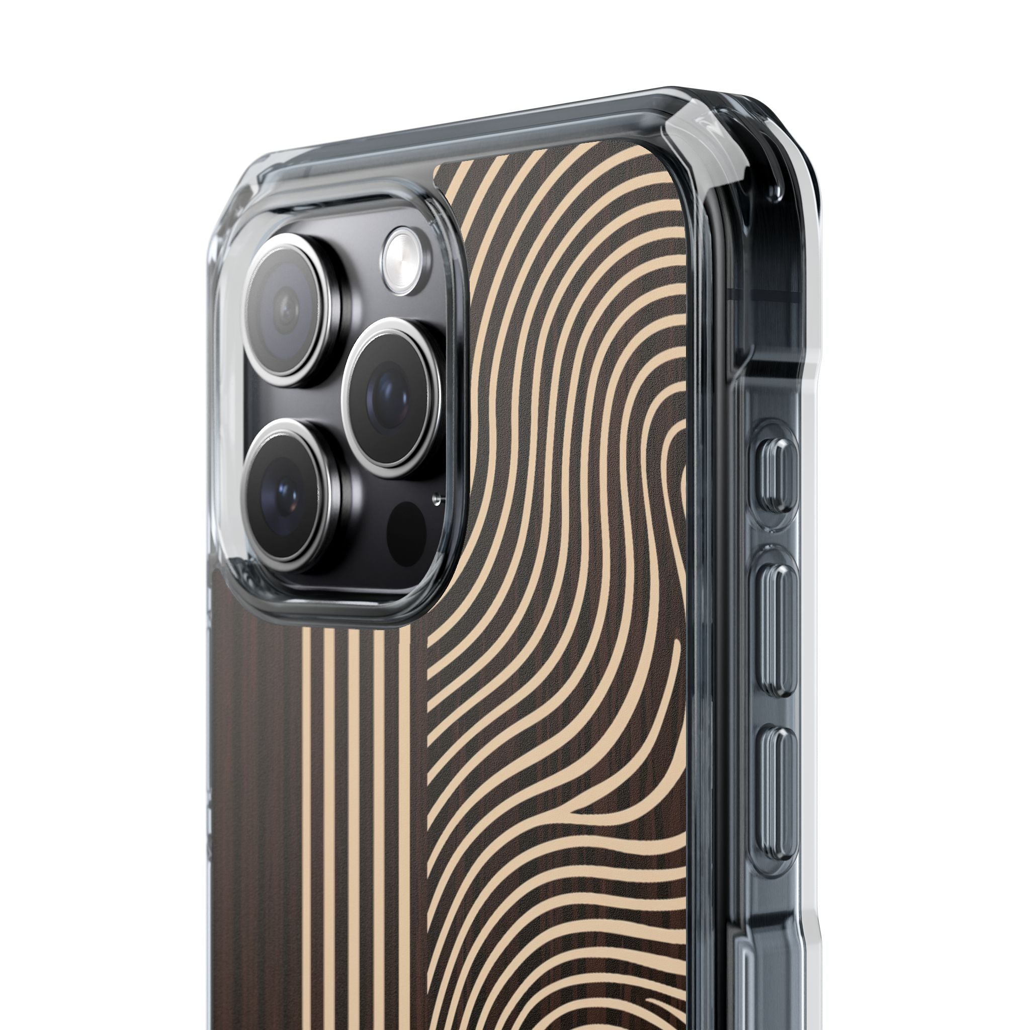 Brown Impact MagSafe Phone Case for iPhone - Espresso Sand Ridge