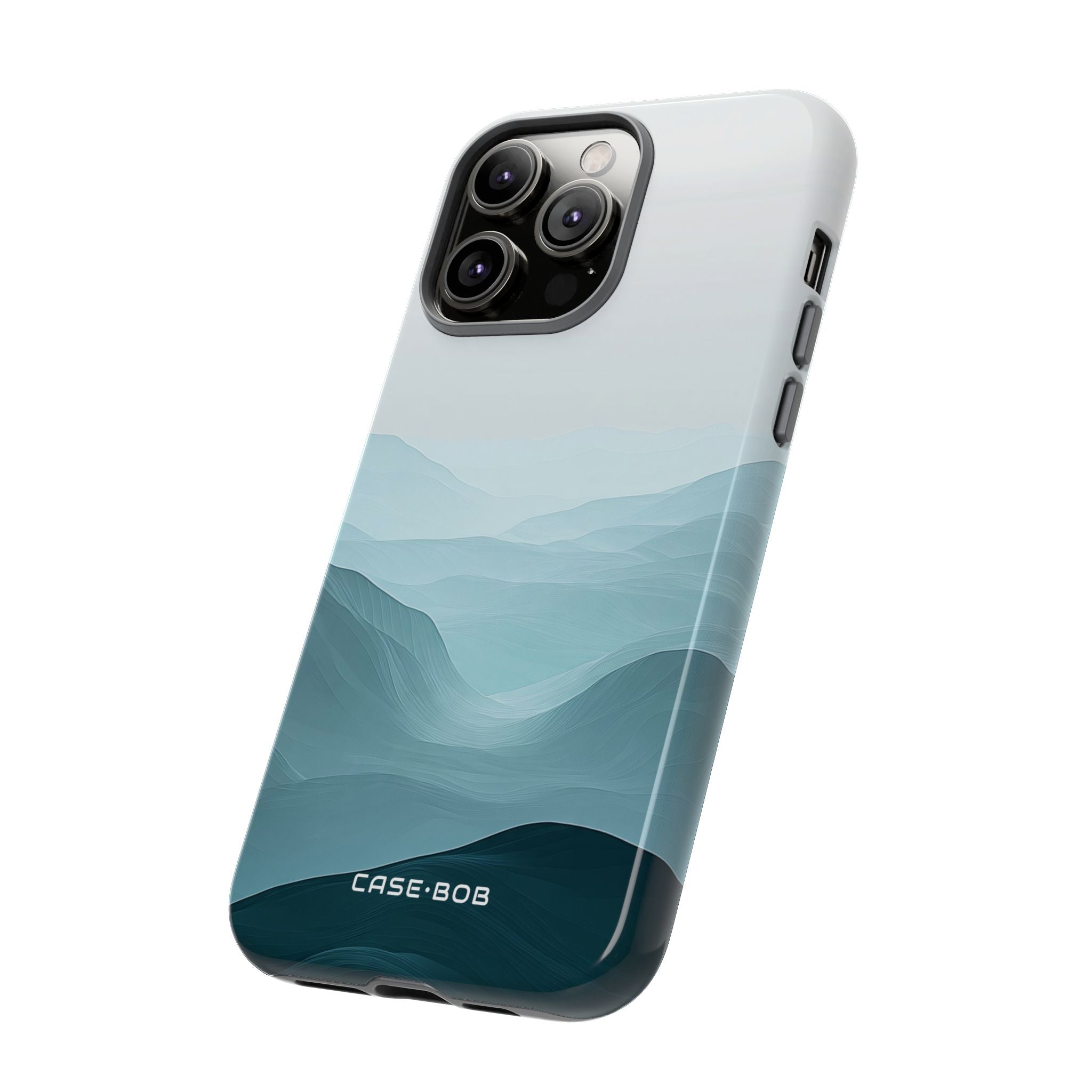 Teal Mist Mountains iPhone 14 Pro Max Case - Tough