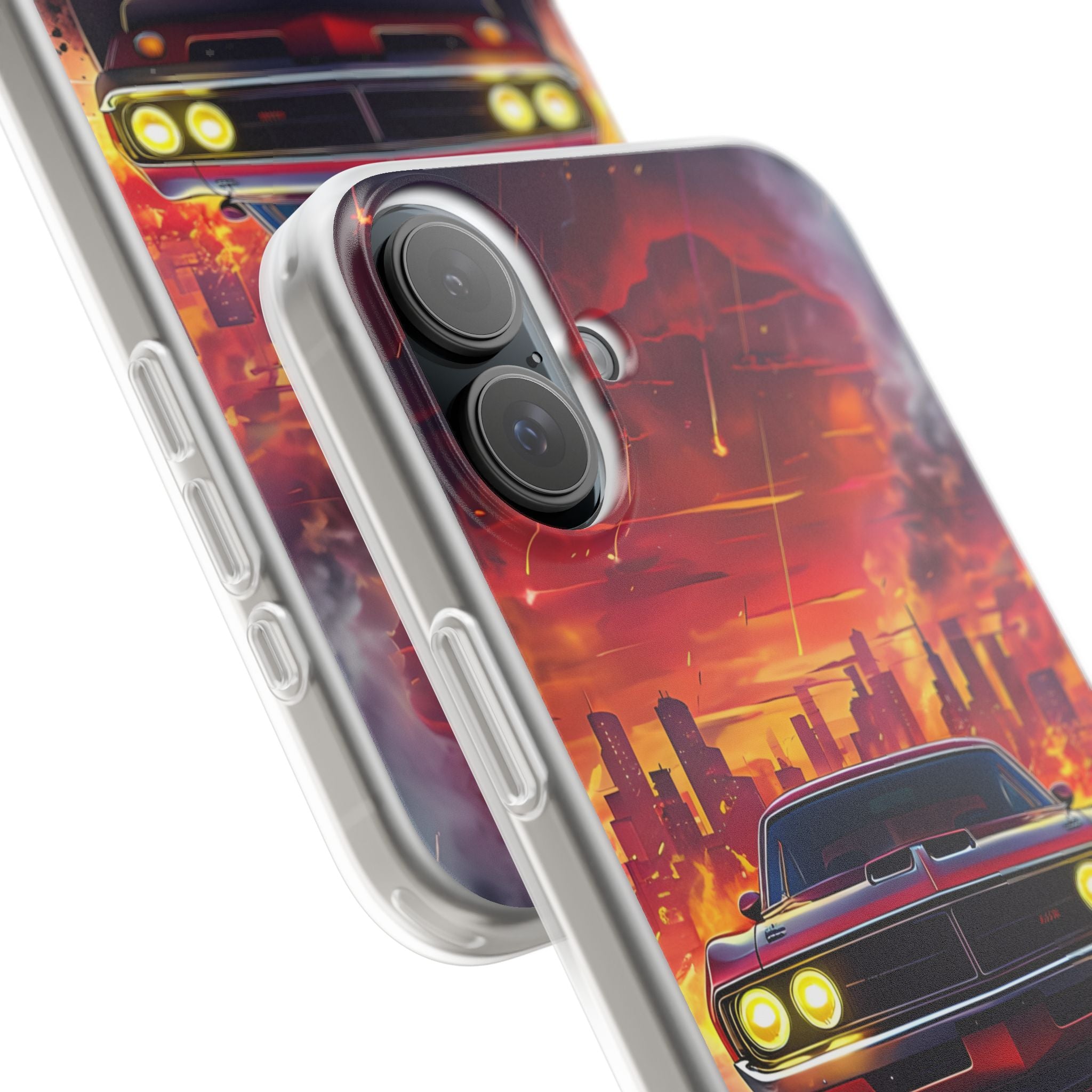 Corrida Cidade Inferno · Capa de Telefone Soft para iPhone