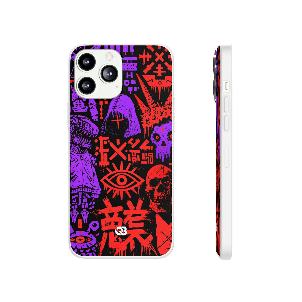 Underground Cyber Glyphs · Lite Phone Case for iPhone · Black
