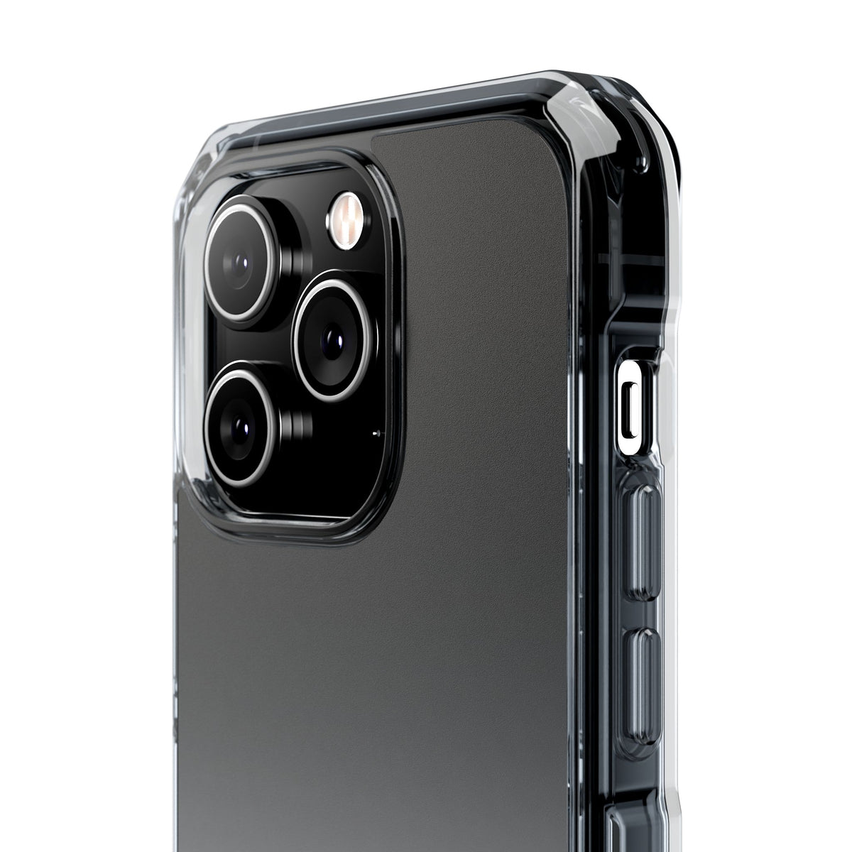 Noir Ombre Fade · Clear Impact Magnetic Phone Case for iPhone · Black