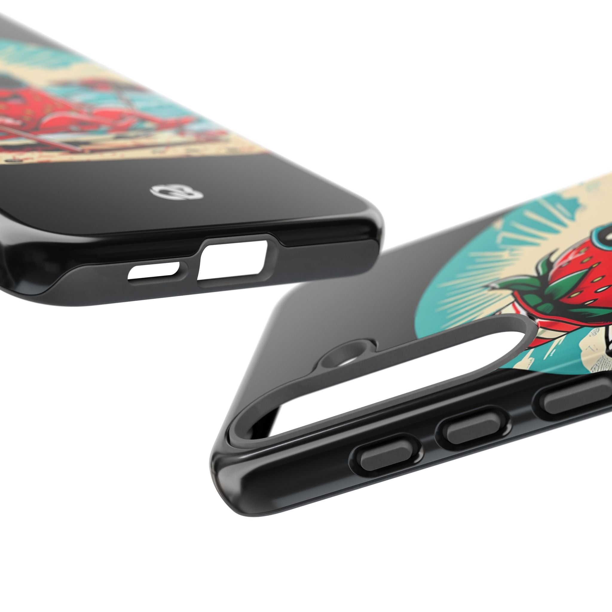 Retro Coastal Berry · Tough Mobilskal för Samsung