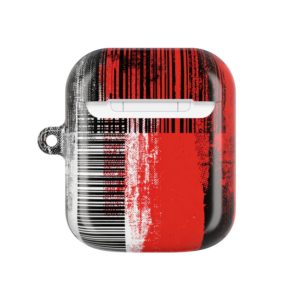Distorted Barcode · Hard Case for AirPods & AirPods Pro · Black