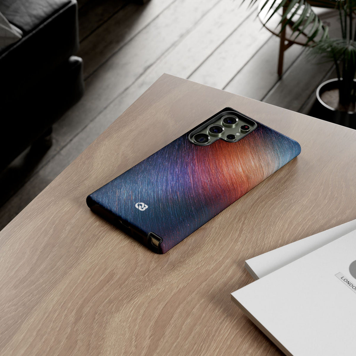 Radiant Energy Stream · Tough Phone Case for Samsung · Blue