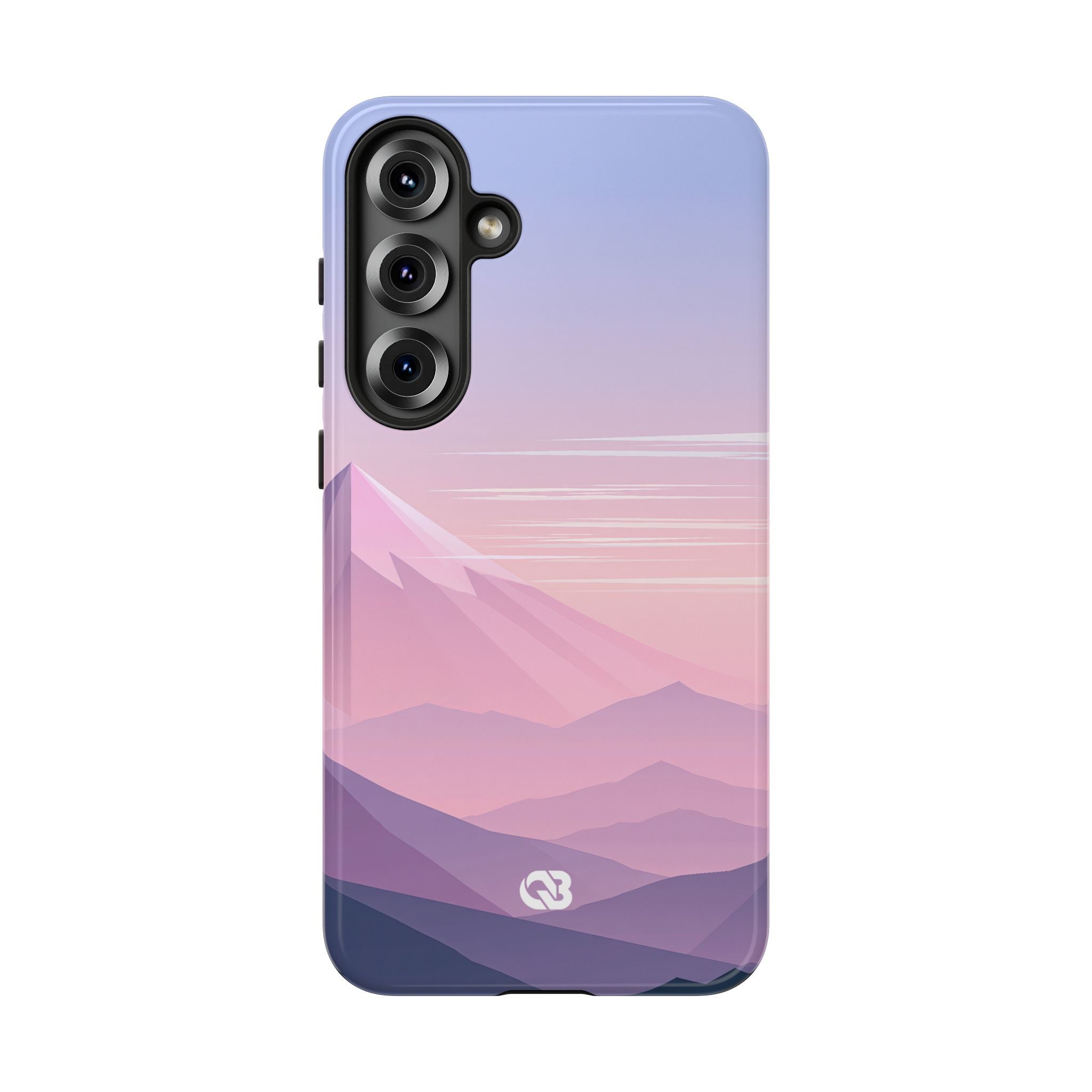 Purple Tough Phone Case for Samsung - Lavender Alpine Dawn