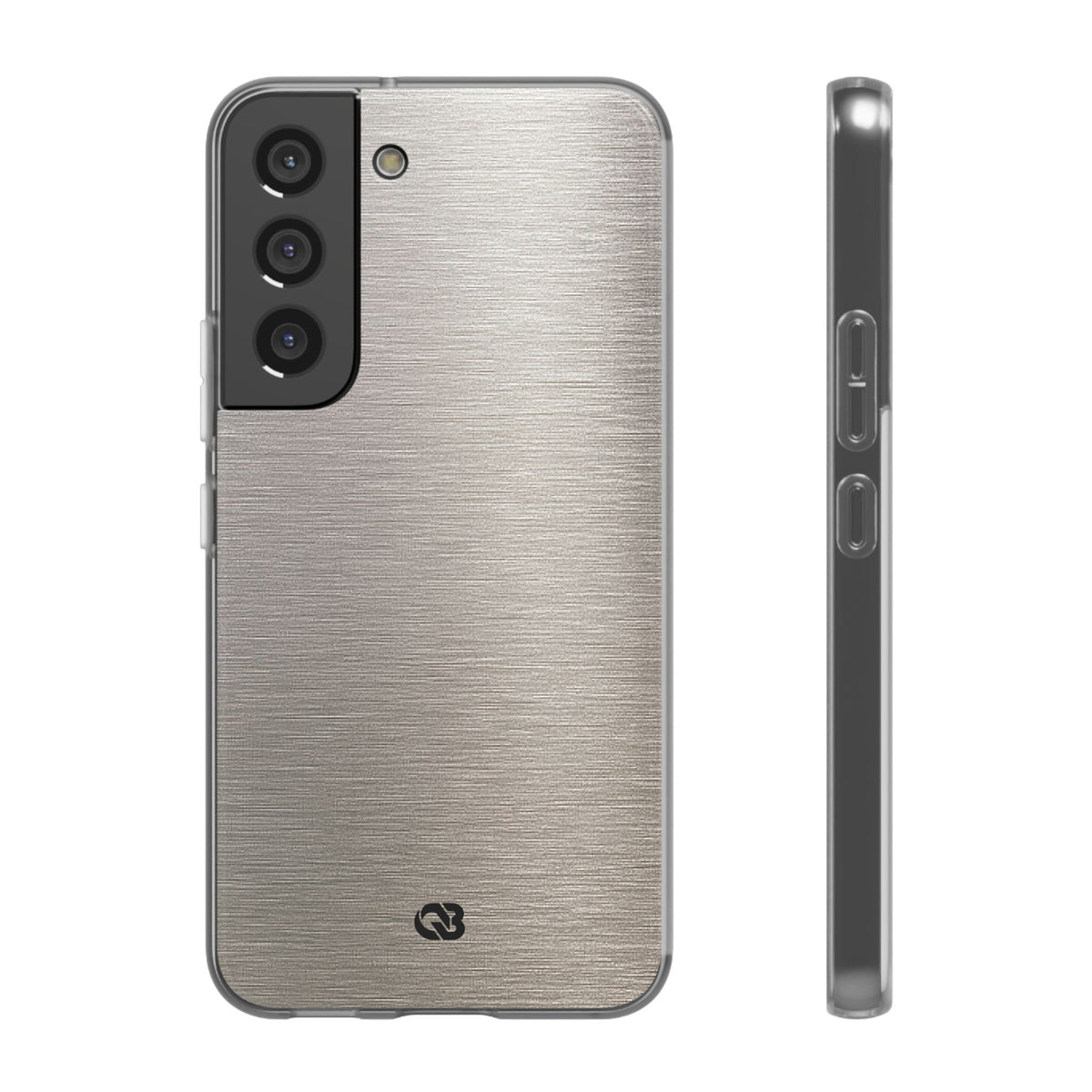 Grey Lite Phone Case for Samsung - Brushed Nickel Linen