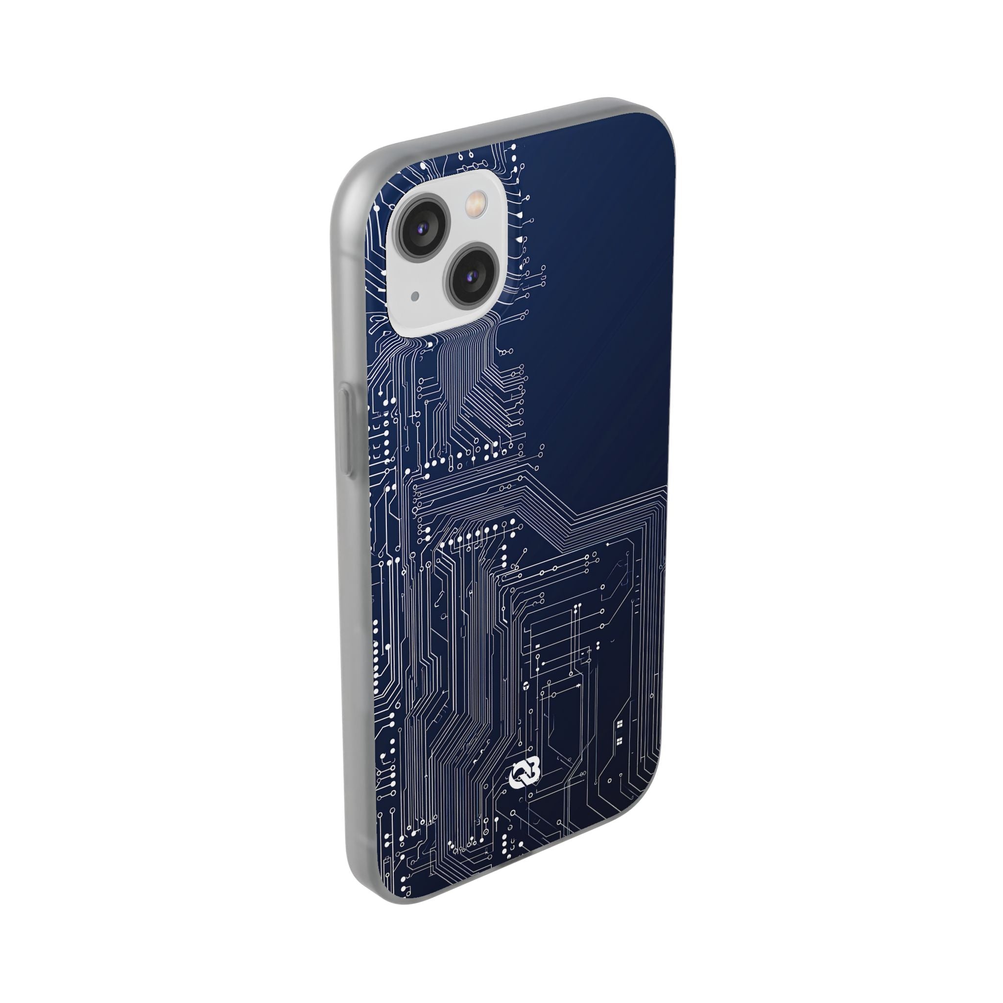 Blue Lite Phone Case for iPhone - Cobalt Data Stream