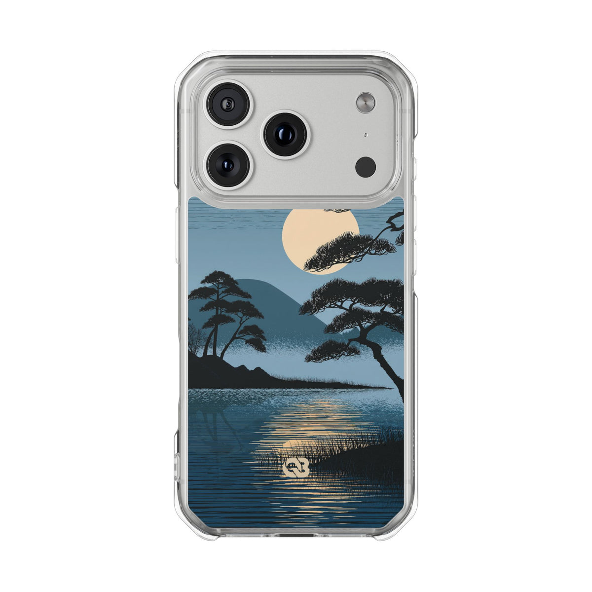 Blue Impact MagSafe Phone Case for iPhone - Midnight Kyoto Pine