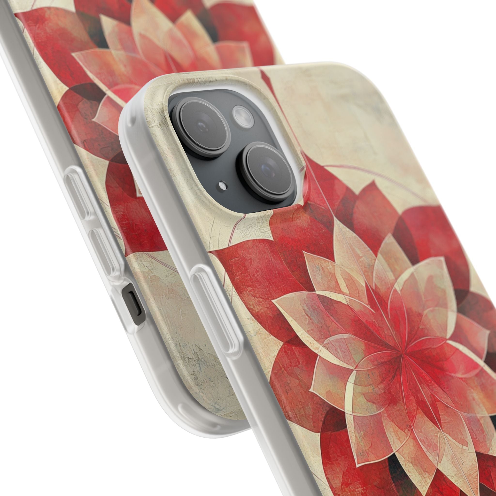 Crimson Petal Peak · Soft Phone Case for iPhone