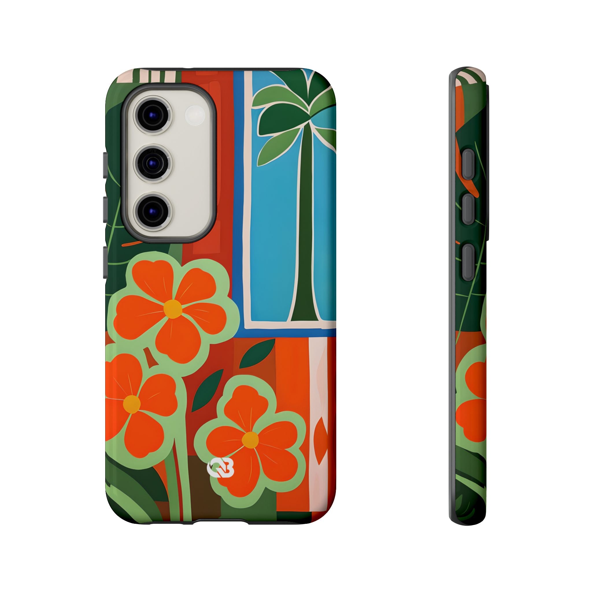 Vivid Jungle Collage · Tough Coque de téléphone pour Samsung