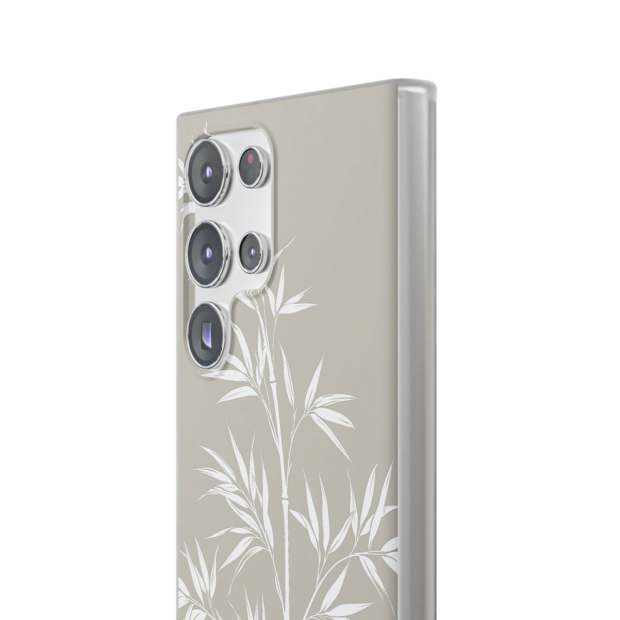 Beige Lite Phone Case for Samsung - Sandstone Bamboo Stalks