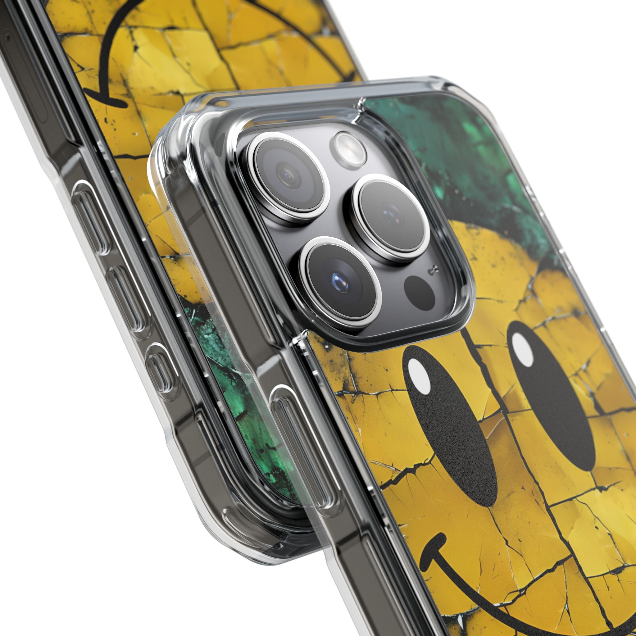 Zerbrochener Smiley iPhone 15 Pro Case - Impact