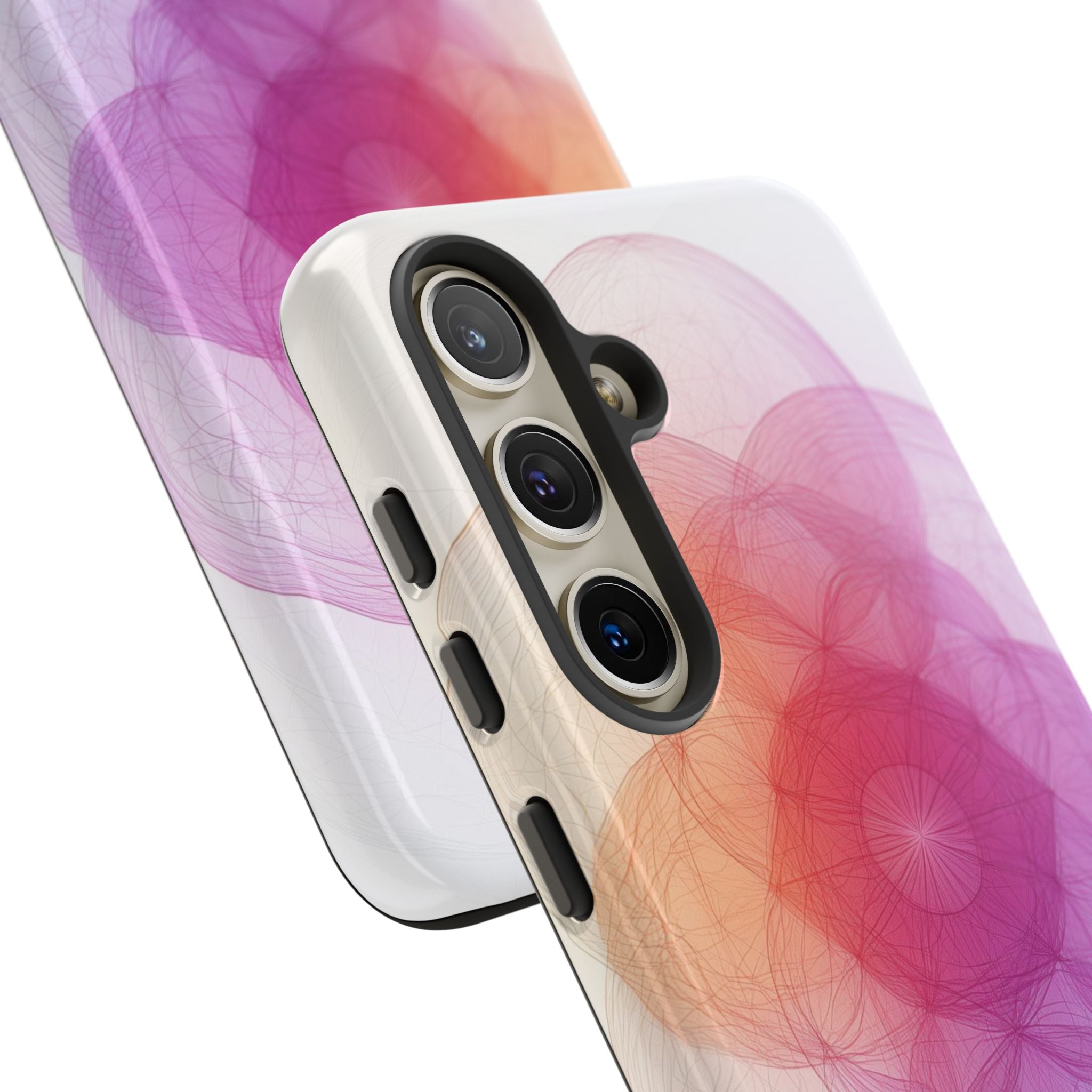 Blomstret Glans Samsung S24 Cover - Tough