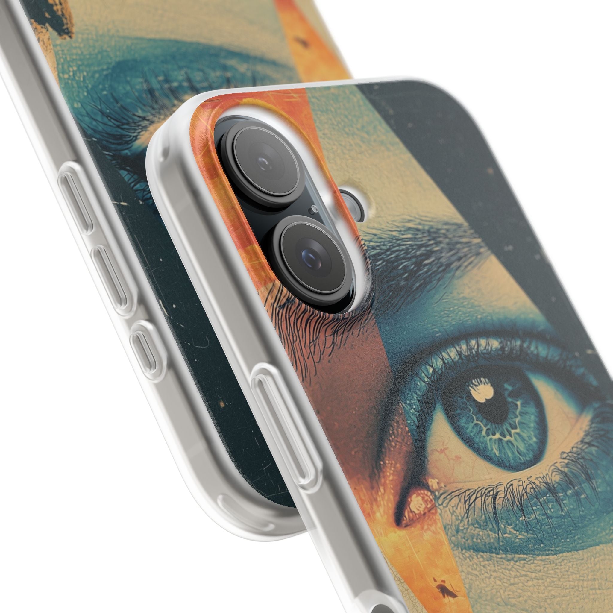 Fragmented Peak Gaze · Soft Phone Case for iPhone