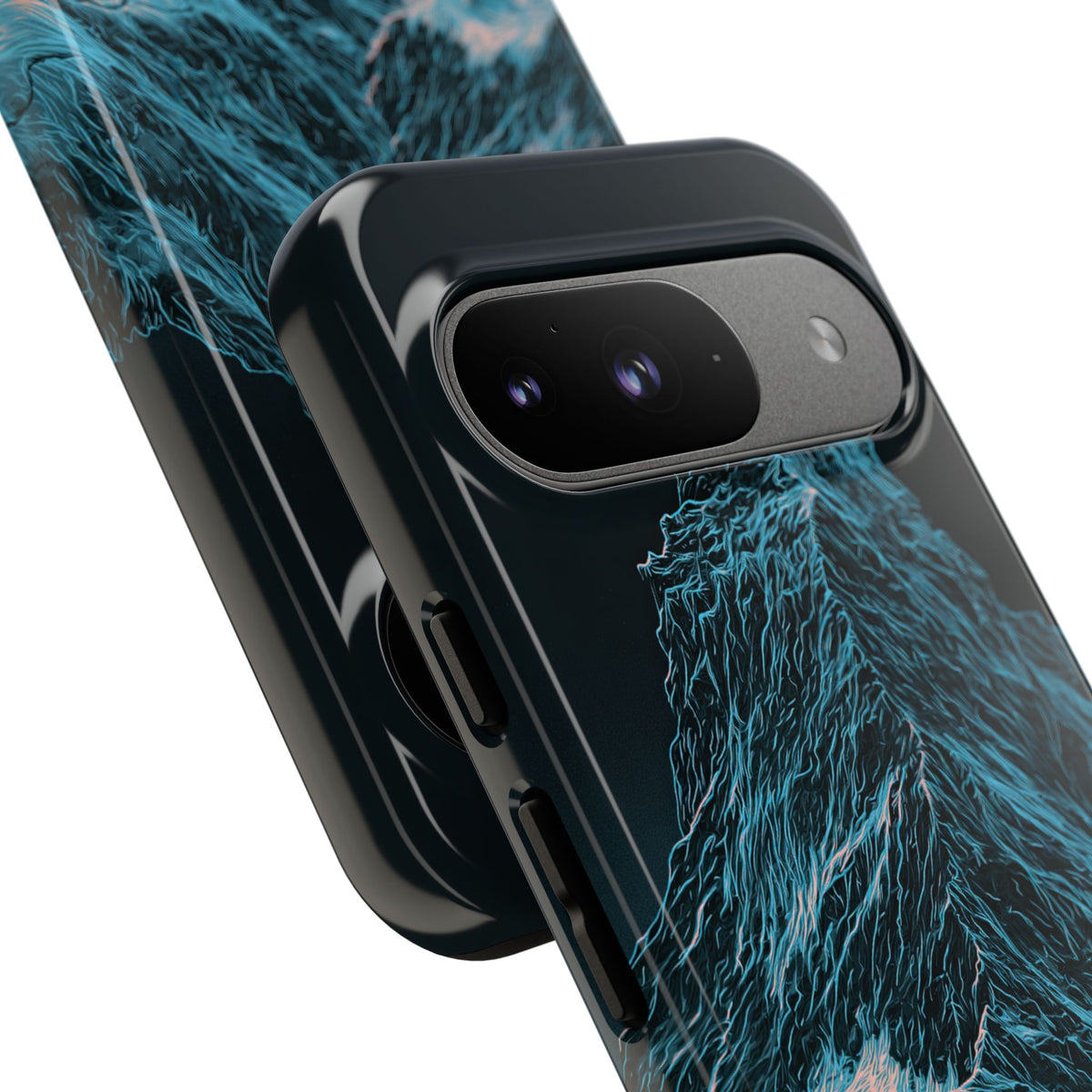 Glacial Alpine Peak · Tough Phone Case for Pixel · Blue