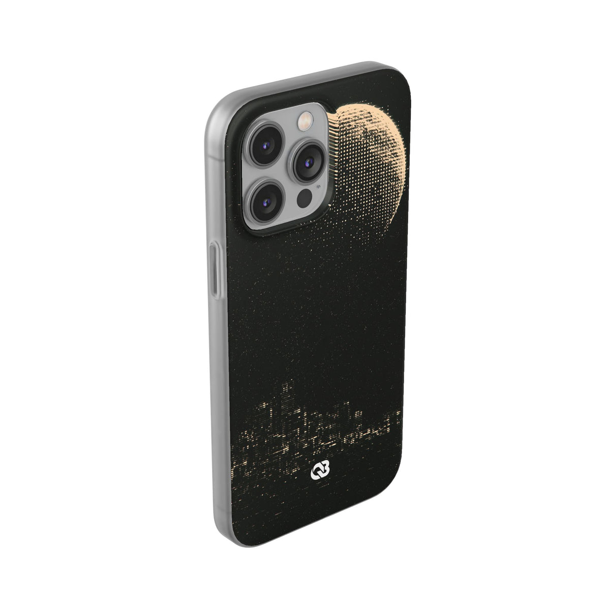 Lunar Metropolis Nocturne · Lite Phone Case for iPhone · Black