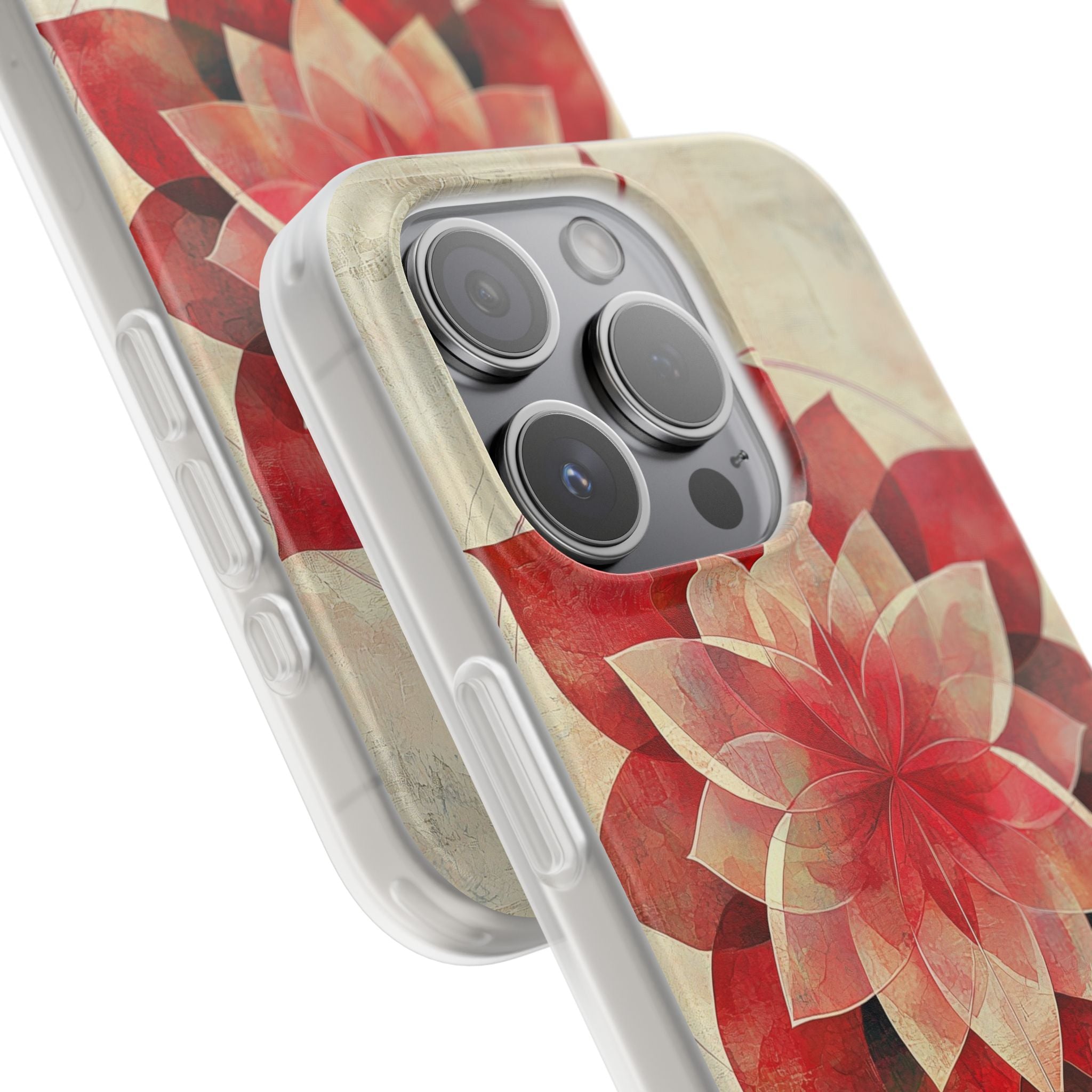 Crimson Petal Peak · Soft Phone Case for iPhone