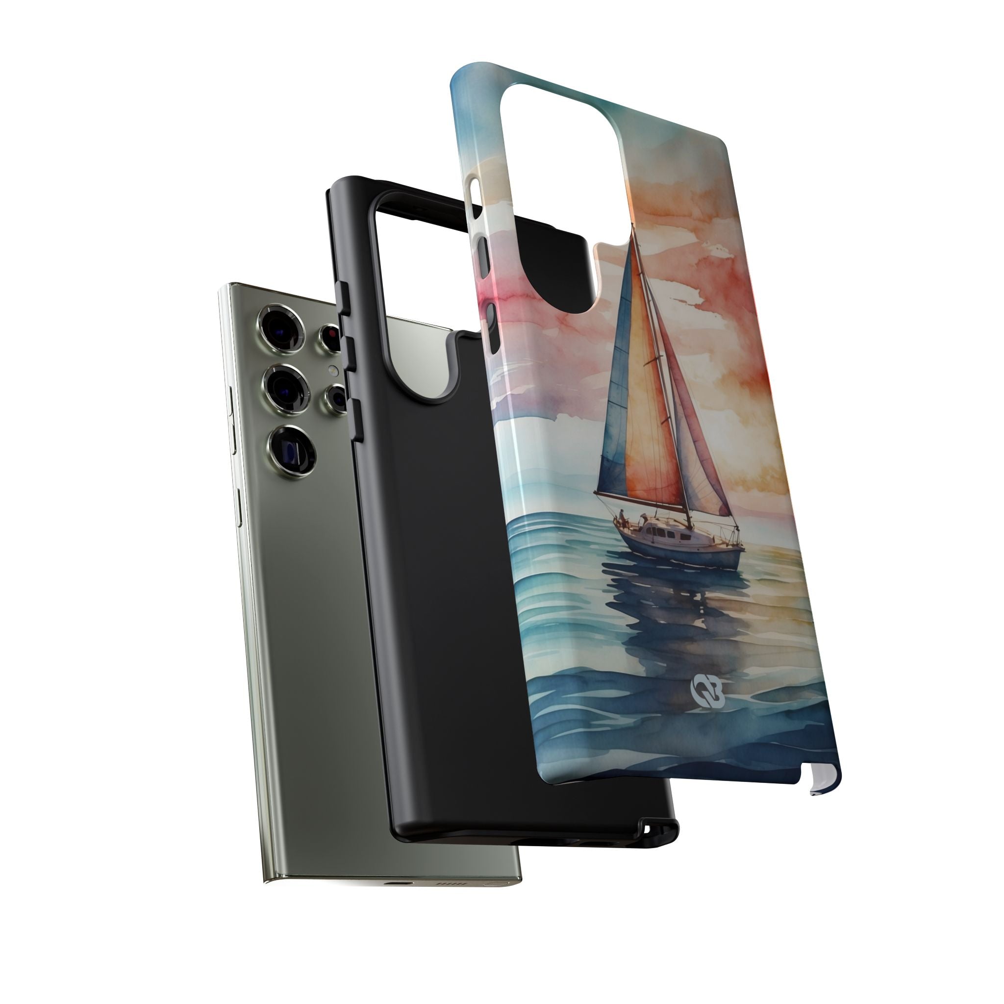 Crimson Horizon Sail · Tough Phone Case for Samsung