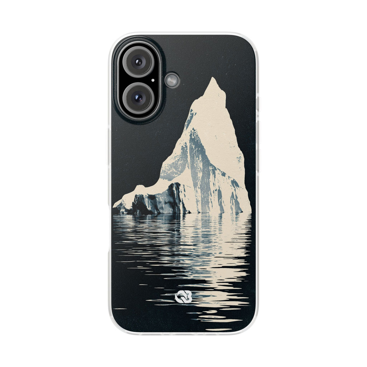 Blue Lite Phone Case for iPhone - Frozen Navy Monolith