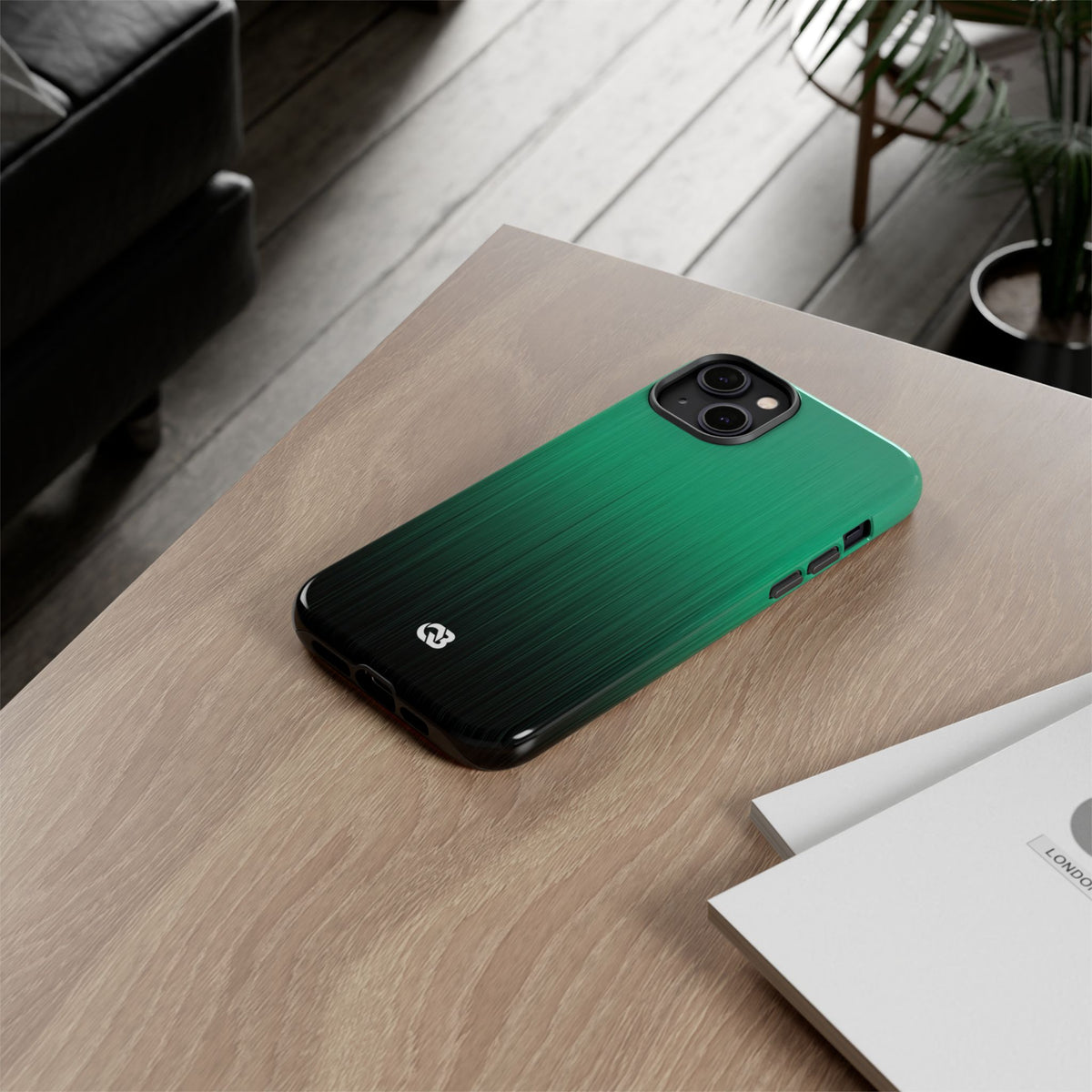 Emerald Cascade · Tough Phone Case for iPhone · Green